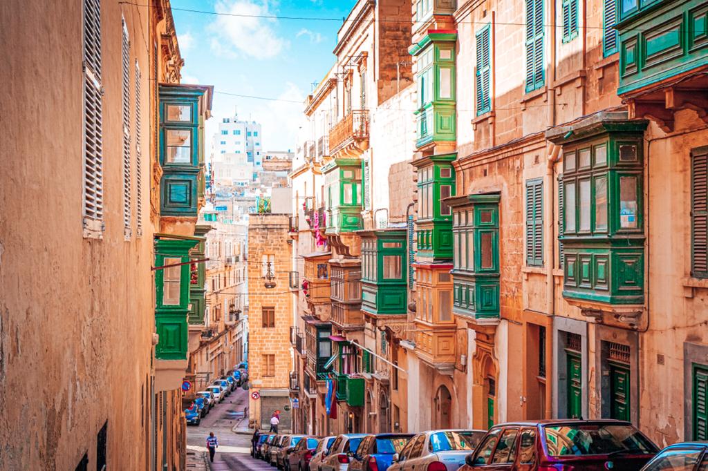 Ventanas La Valeta en Malta - Viaje a Malta con Mastebali