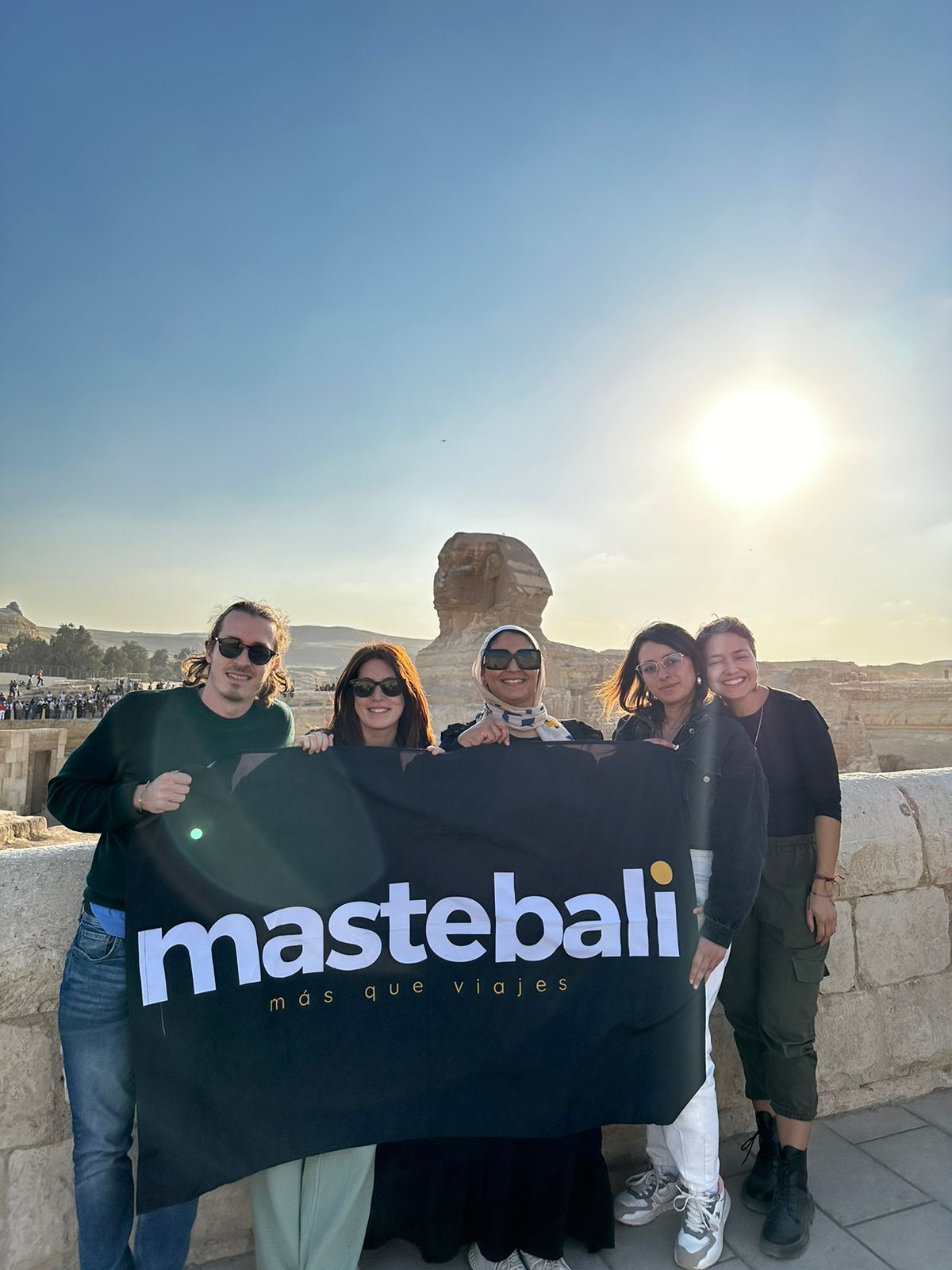 Mastebali en la Esfinge de Giza